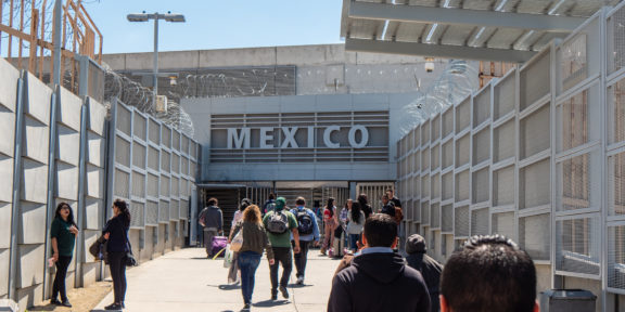 US - Mexico border in California