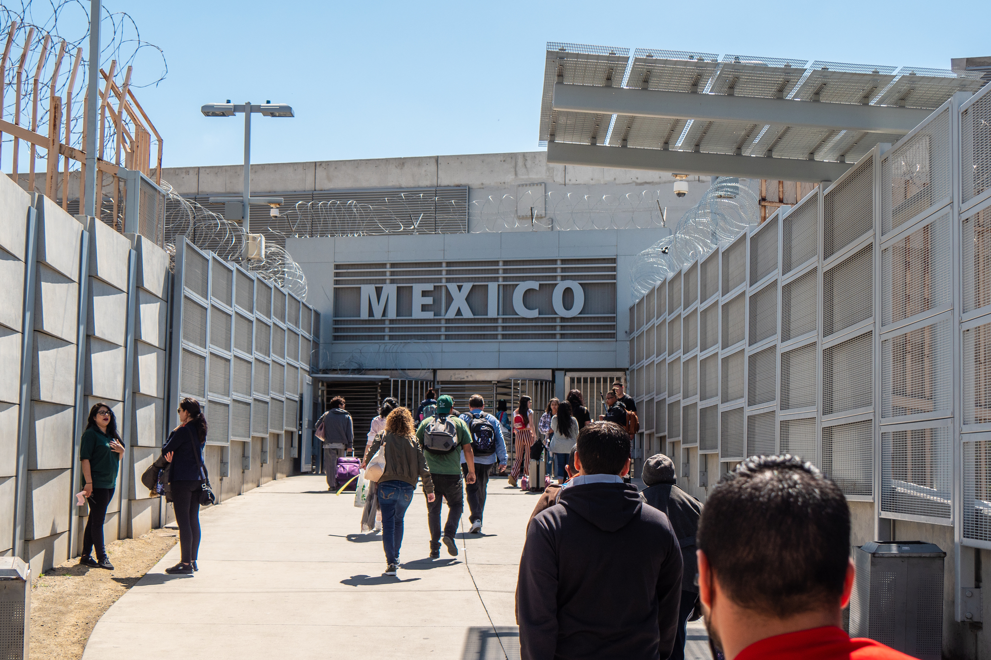 US - Mexico border in California