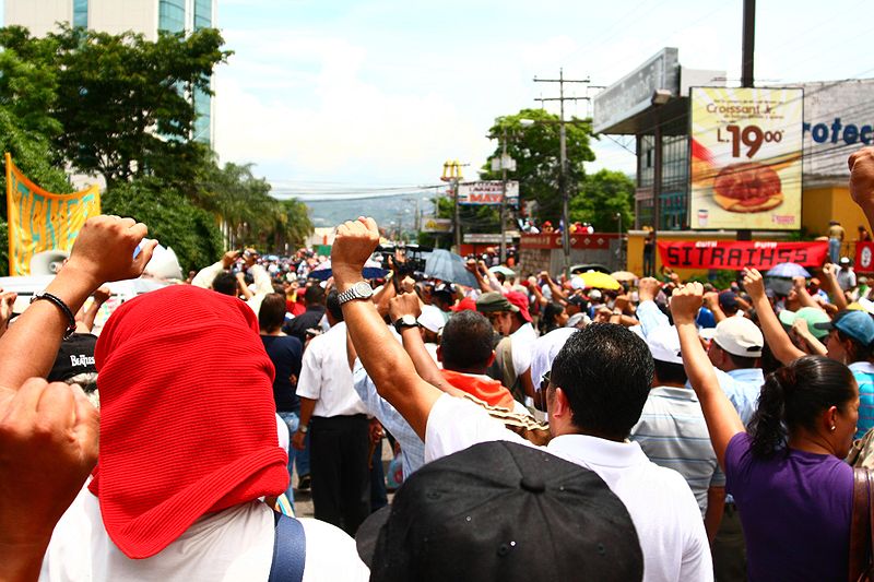 Honduras protest coup 2009