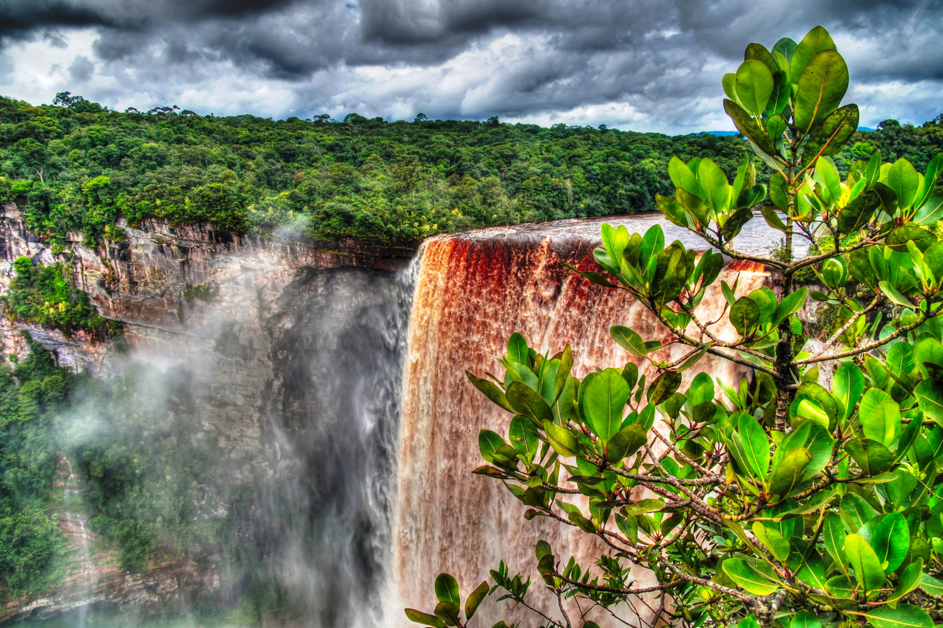 Kaieteur waterfall in Esequibo Region, Guyana