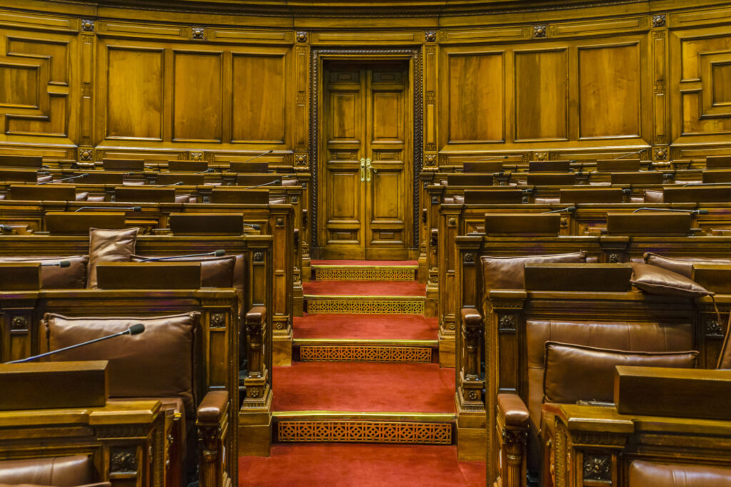 Empty Chamber of Deputies Uruguay