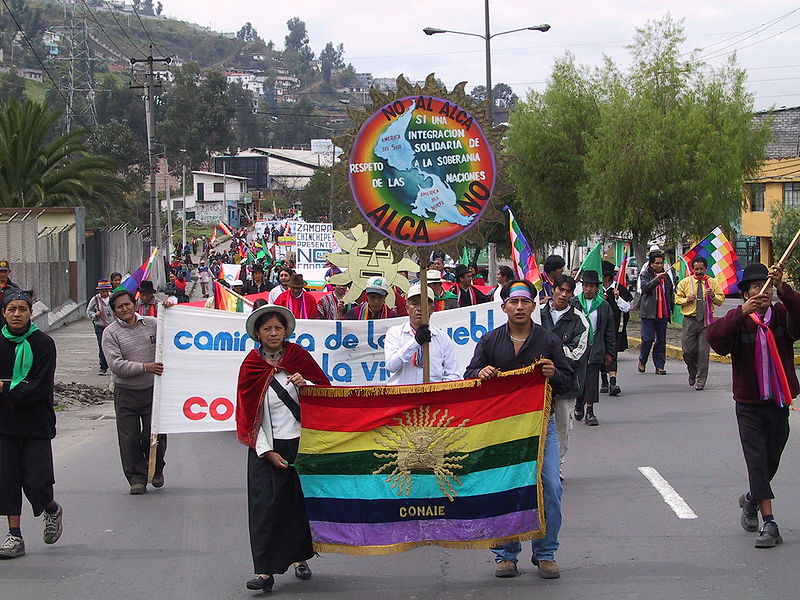 CONAIE protests 2015