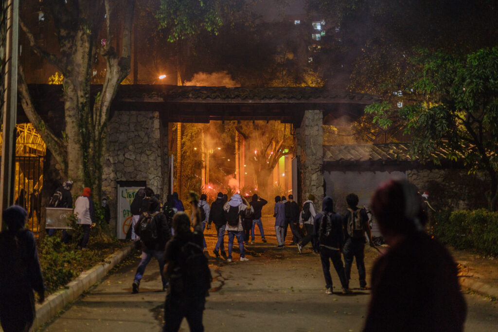 National Strike Medellin Colombia