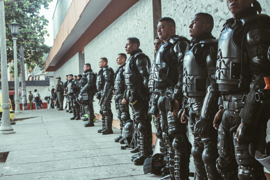 National Strike Medellin Colombia